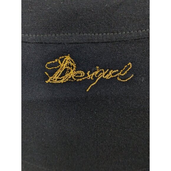 Desigual Womens Short Sleeve Tunic T Shirt Top Size S Artsy Art To Wear Longline - Picture 6 of 7